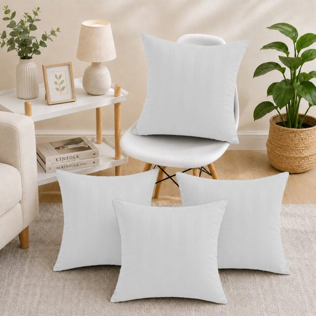 Microfiber Stripe Cushion Cases Sofa coach throw