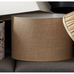 Hinderich Linen Drum Lamp Shade ( Uno )