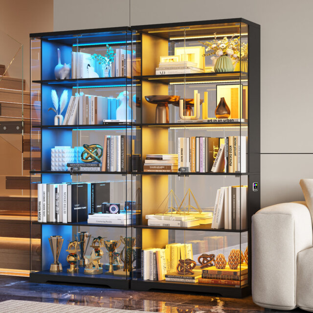 175cm H x 64cm W Book Cabinet Bookcase