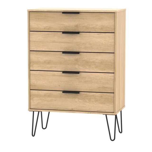 Fully Assembled Menifee 5 Drawer 76.5Cm W Chest of Drawers