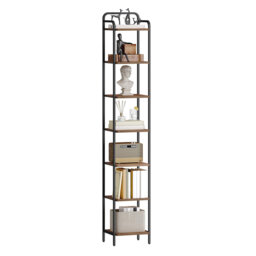 195.5cm H x 33cm W Alloy Steel Bookcase