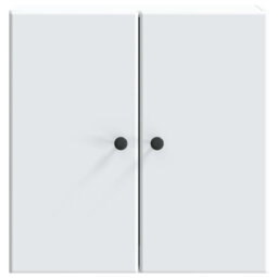 vidaXL Wall-Mounted Cabinet Engineered Wood Storage Rectangular Garage Indoor