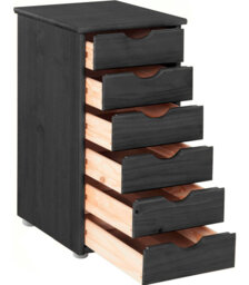 Edgardo Solid Wood 39 cm W Chest of 6 Drawers