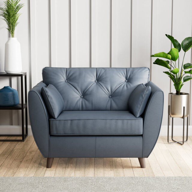 Marylin Leather Snuggle Chair