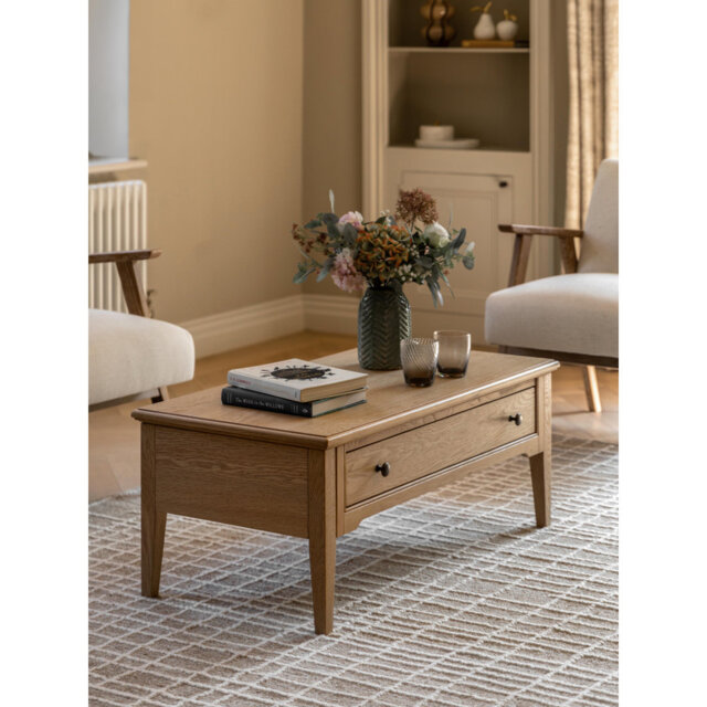 Four Leg Coffee Table with Storage