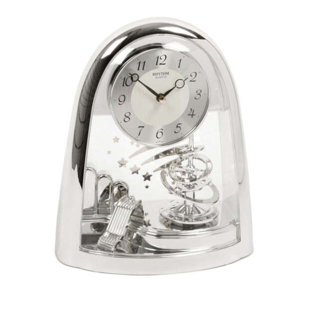 Virden Analogue Plastic / Acrylic Quartz Movement / Crystal Tabletop Clock