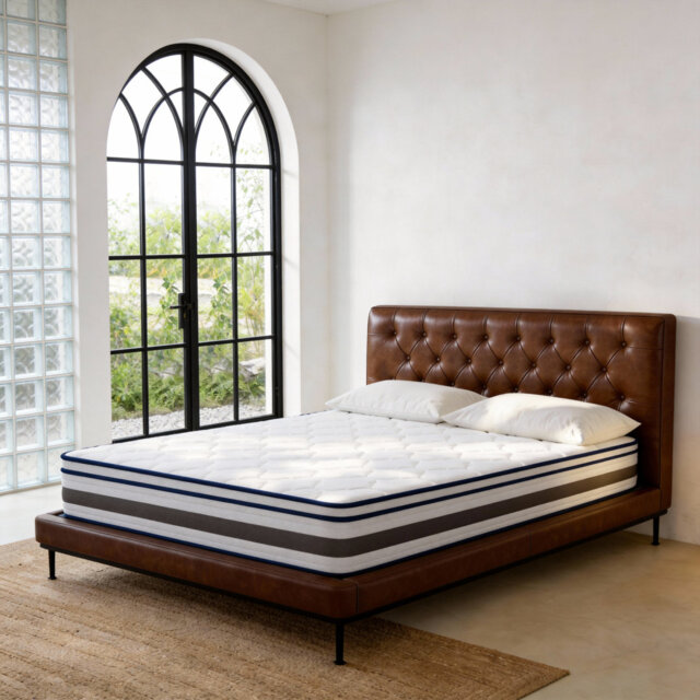 Vacuum Packed Mattress 30cm, Pocket Springs and High-Density Foam with Soft Knitted Cover Fast Dispatch From UK Warehouse â Dispatched Within 2 Days