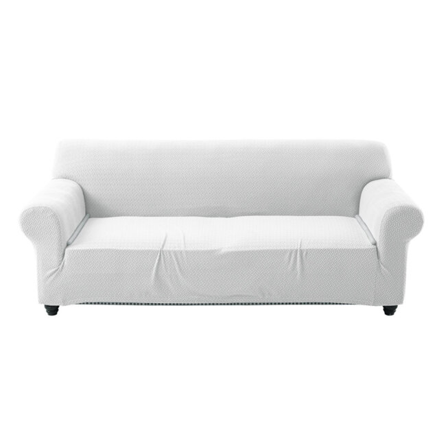 Luxury Reversible Spandex Loveseat Jacquard Pattern Stretchable Slipcover