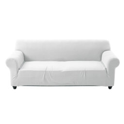 Luxury Reversible Spandex Loveseat Jacquard Pattern Stretchable Slipcover