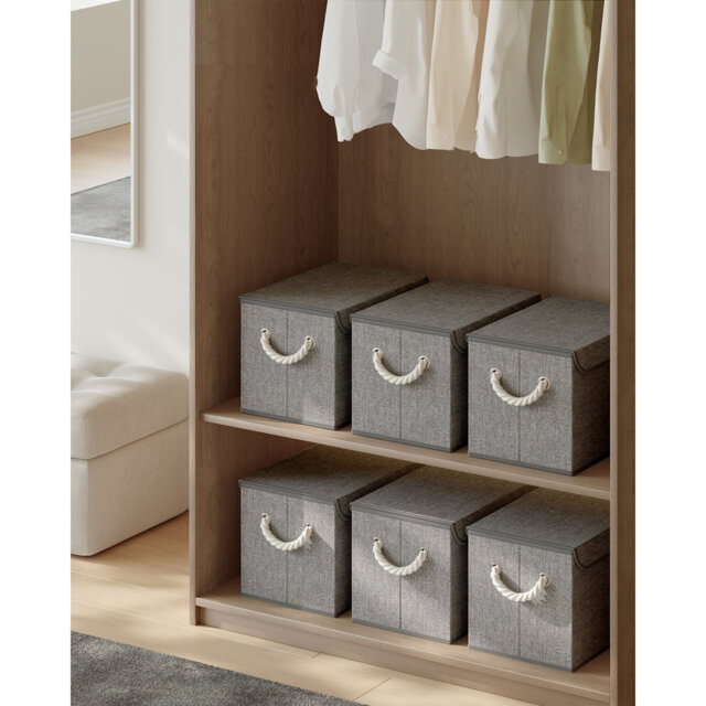 East Urban Home Fabric Shoe Storage Box