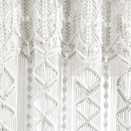 Cotton Semi Sheer Single Curtain Panel