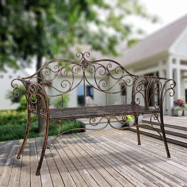 Metal Garden Bench