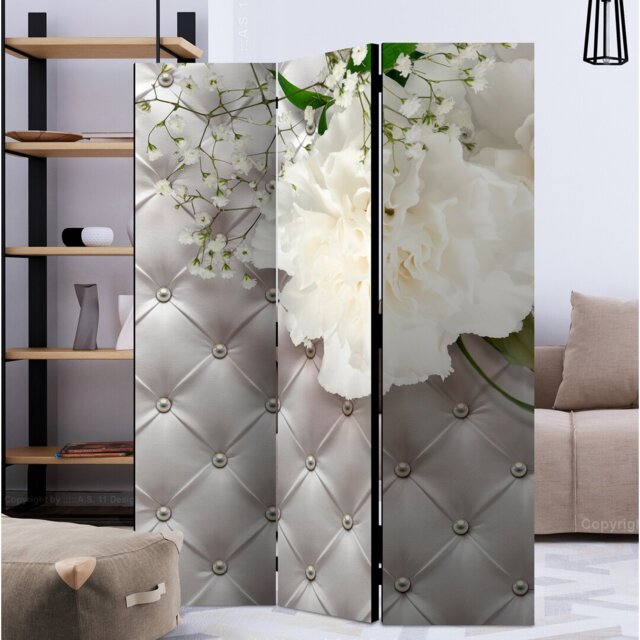 Catelyn 172cm H Solid Wood Folding Room Divider