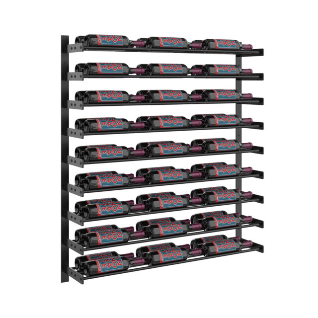 Jaydon 54 Bottle Wall Mounted Wine Bottle Rack