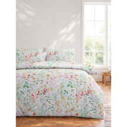 Wild Meadow Floral Duvet Cover Set Easy Care Bedding
