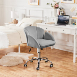 Desk Chair With Petal-shaped Backrest