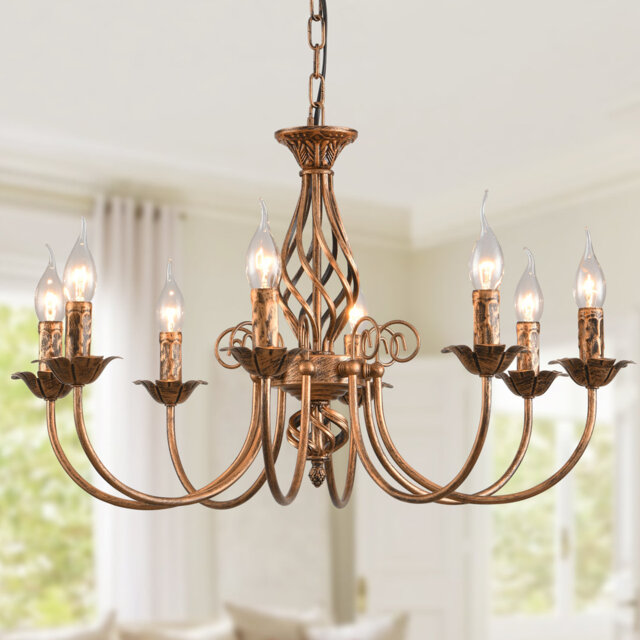 Pelchat 8 - Light Dimmable Classic / Traditional Chandelier