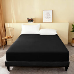 Super Soft Microfiber Fitted Sheet – 25cm Deep Pocket, Brushed Finish