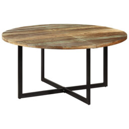 Boulmane Round Solid Wood Dining Table