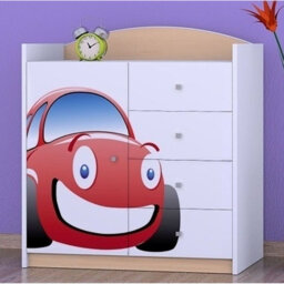 Nevarez Kids 4 - Drawer Combo Dresser