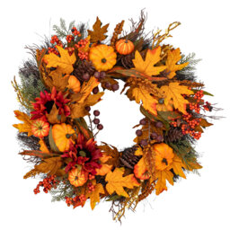 GOLDEN HARVEST Faux 66cm Wreath