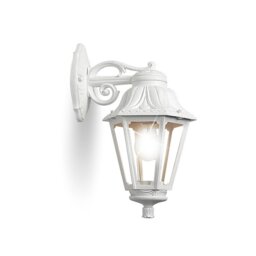 Theroux White Integrated LED Outdoor Wall Lantern
