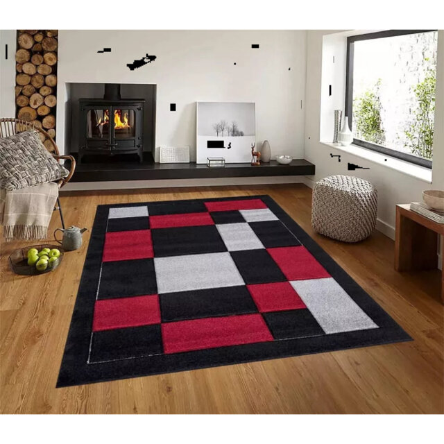 Modern Large Geometric Area Rug Living Room Bedroom Carpet Hallway Runner Kitchen Floor Mat