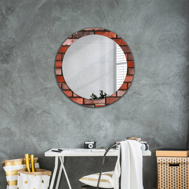 Huldar Glass Flat Wall Mirror