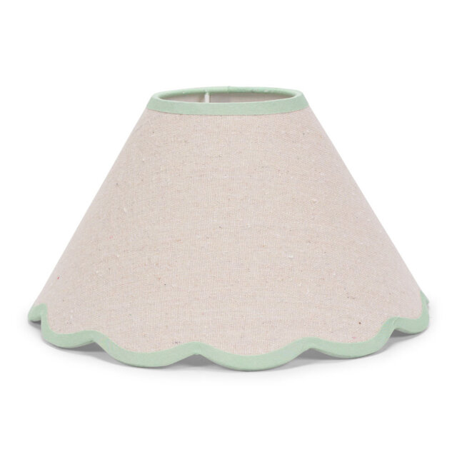 Florie Fabric - Linen Tapered Lamp Shade ( Clip On ) Cream