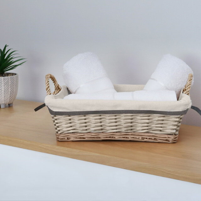 JVL Wicker Decorative Basket