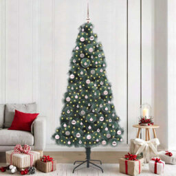Artificial Pre-lit Christmas Tree with Ball Set