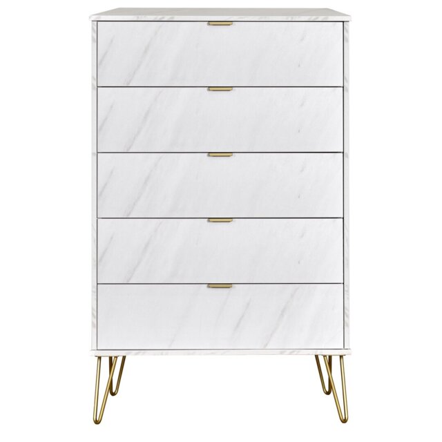 Fully Assembled Myakka 5 Drawer 76.5Cm W Chest of Drawers