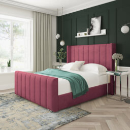 Willow Plush Velvet Upholstered Bed Frame