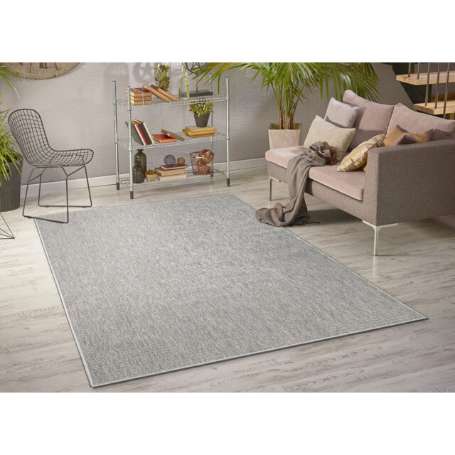 Lexington Machine Woven Rectangle 136 X 190cm Grey Area Rug