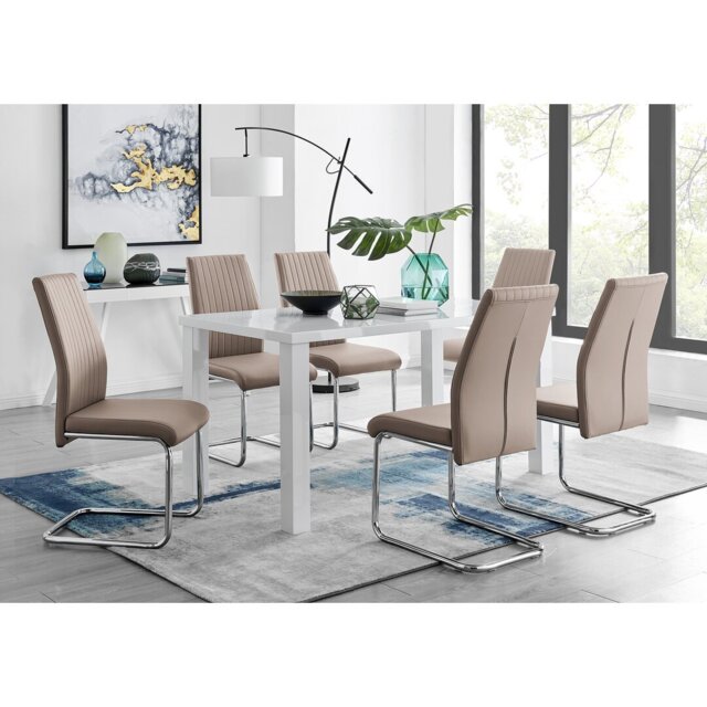 Chowchilla Dining Set with 6 Chairs