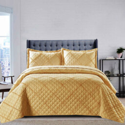 Dez Plain Weave Modern & Contemporary Bedspread Set