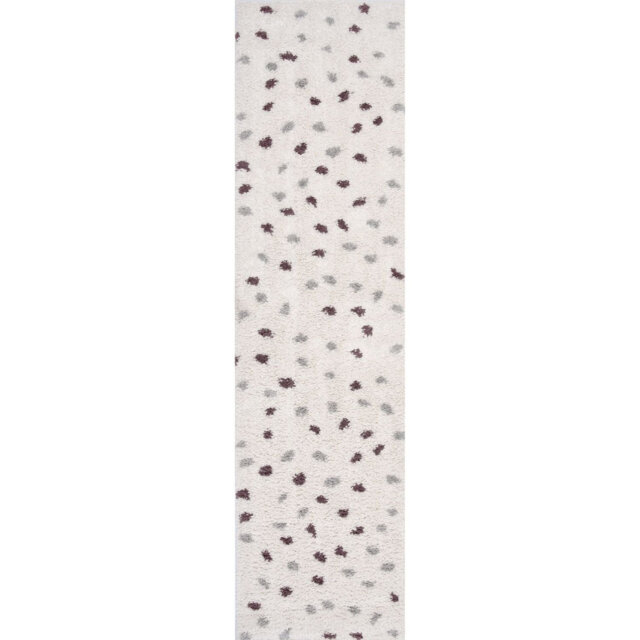 Moodi Modern Shaggy Area Rug Abstract Speckled Design