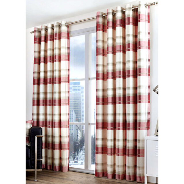 Cotton Sheer Curtain Pair