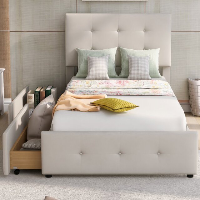 Yvoire Upholstered Storage Bed