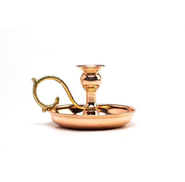 Copper Tabletop Candlestick