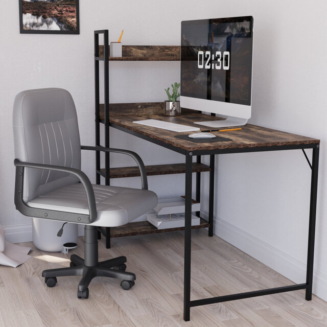 Office Desk Chair With Arms, Adjustable, Swivel, Comfortable Desk Chair, UKFR Certified