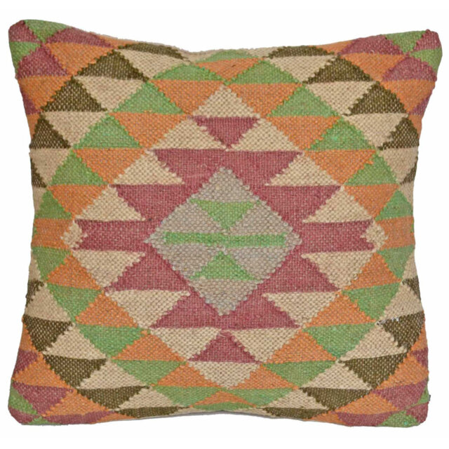 Handmade Kilim Cushion Cover Afghan Ethnic