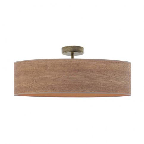 Bislim Fabric Semi Flush Mount