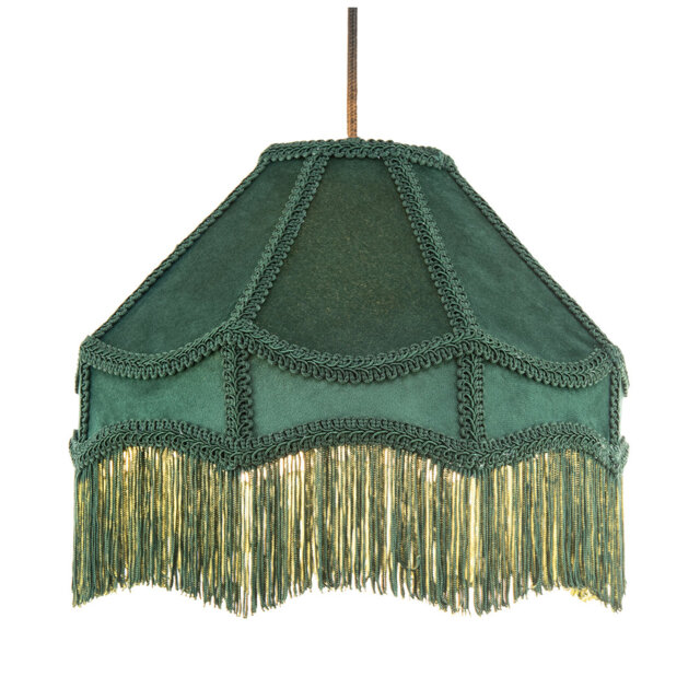 Velvet Empire Lamp Shade ( No Direct Attachment Method )