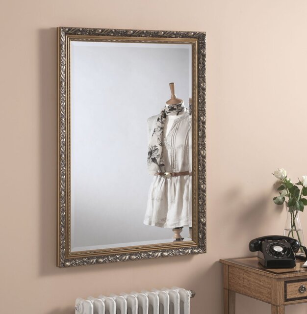 Middletown Wood Flat Wall Mirror