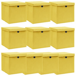 Storage Boxes with Lids Fabric