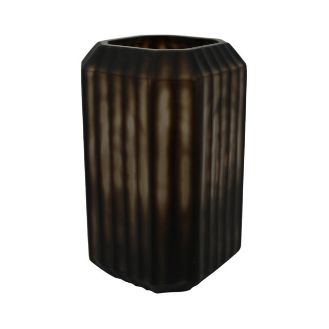 Corly Pleated Handmade Glass Vase for the Living Room, Luxury Vase Decor