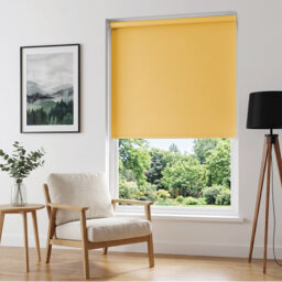 Thermal Blackout Roller Blind - Trimmable Cut to Size - Heavy Duty Metal Tube