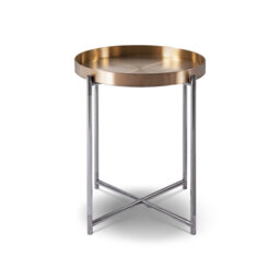 Amaani Tray Top Cross Legs End Table
