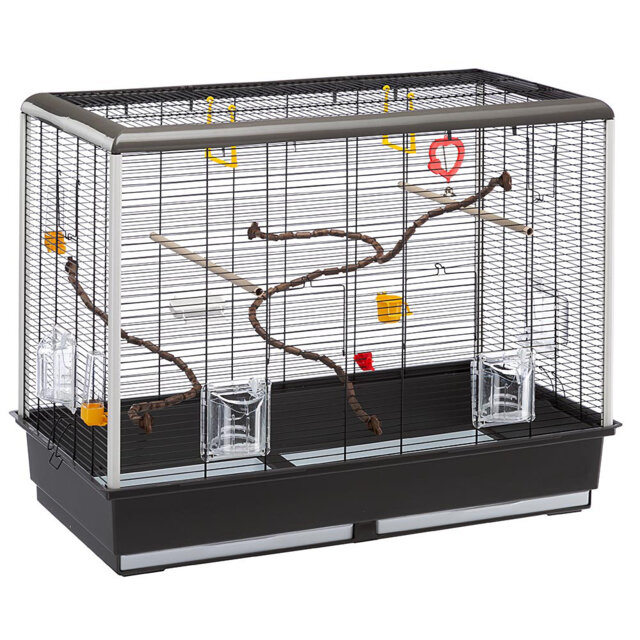 70cm Flat Top Table Top Bird Cage with Perch